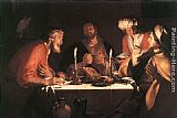Emmaus Canvas Paintings - The Emmaus Disciples